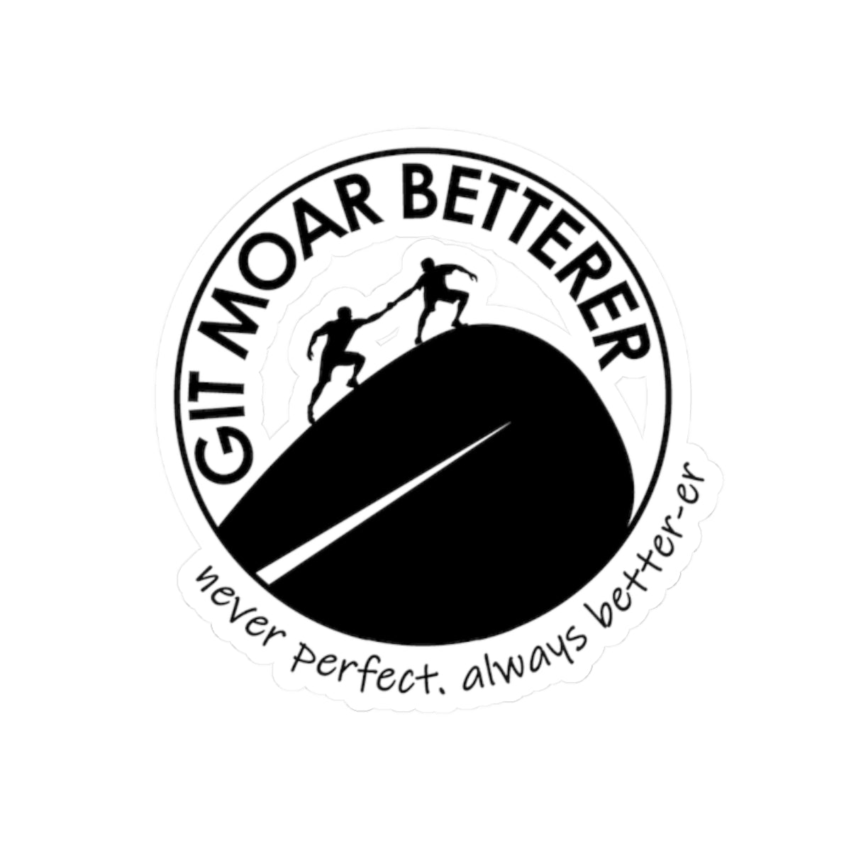 Git Moar Betterer Logo Sticker